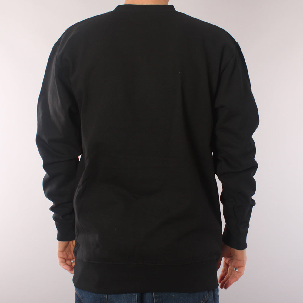 The Boss x Nicklas Beniam Letters Crewneck Sweatshirt - Black