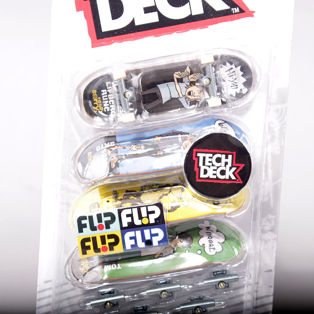 Tech Deck x Flip Fingerboard pack (4 stk)
