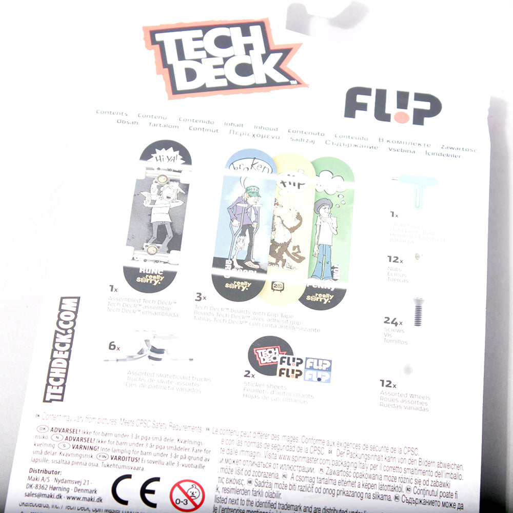 Tech Deck x Flip Fingerboard pack (4 stk)
