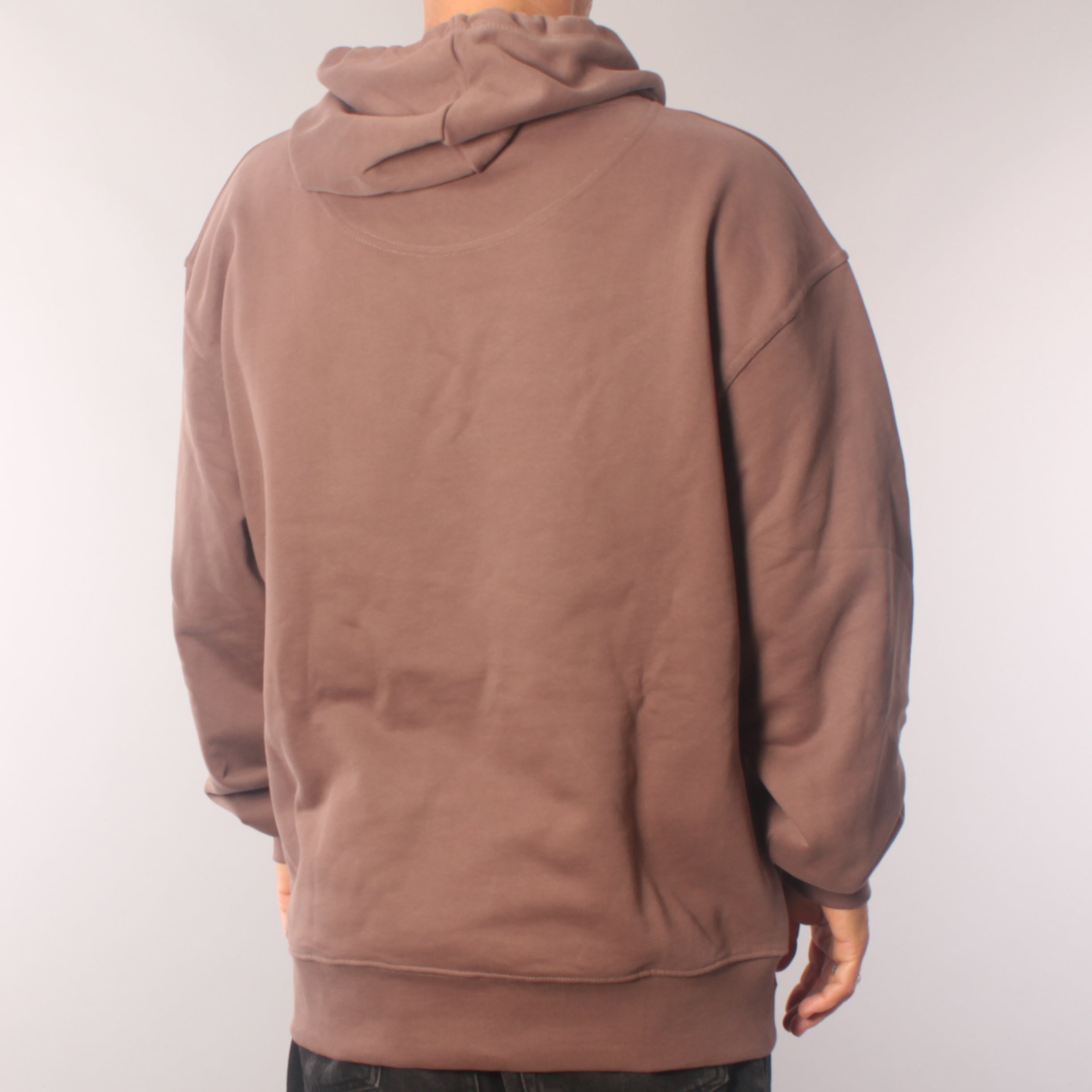 The Boss Letters Hoodie Sweatshirt - Brown