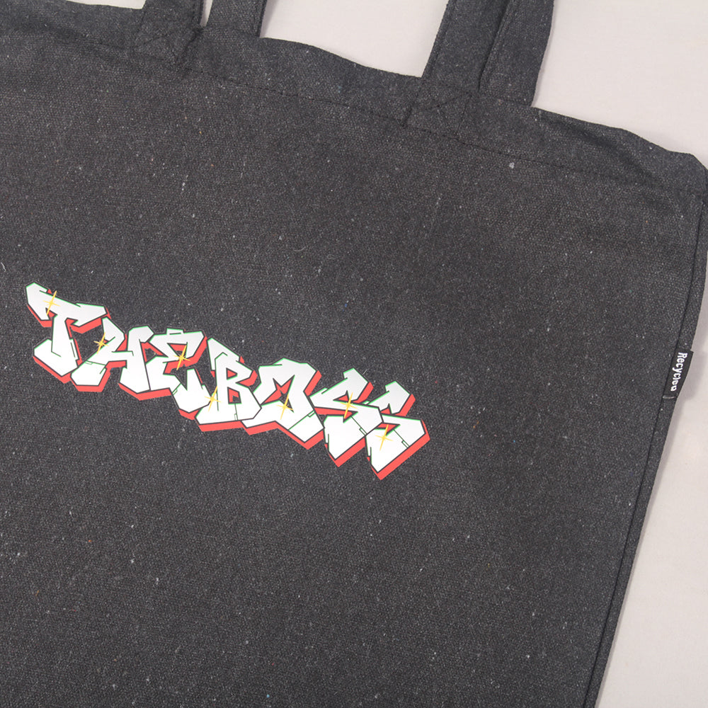 The Boss x Nicklas Beniam Letters Totebag - Black Melange