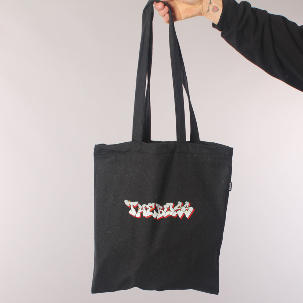 The Boss x Nicklas Beniam Letters Totebag - Black Melange