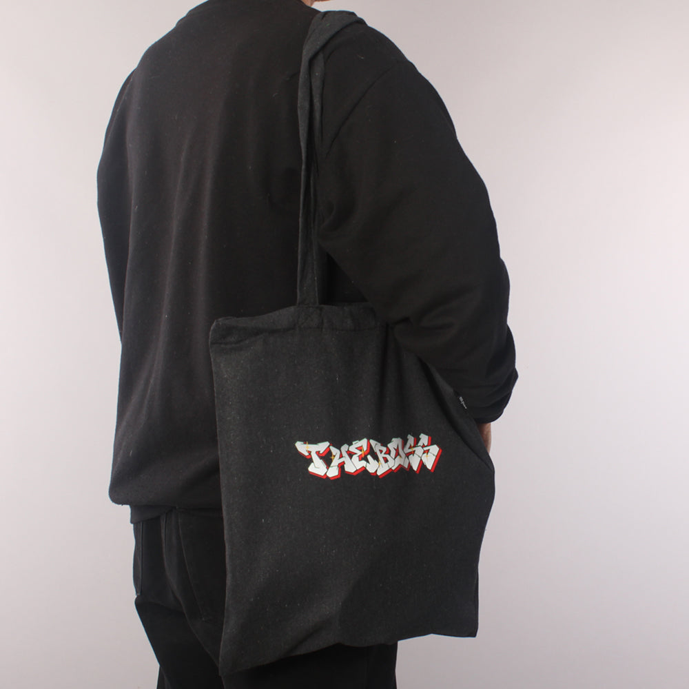 The Boss x Nicklas Beniam Letters Totebag - Black Melange