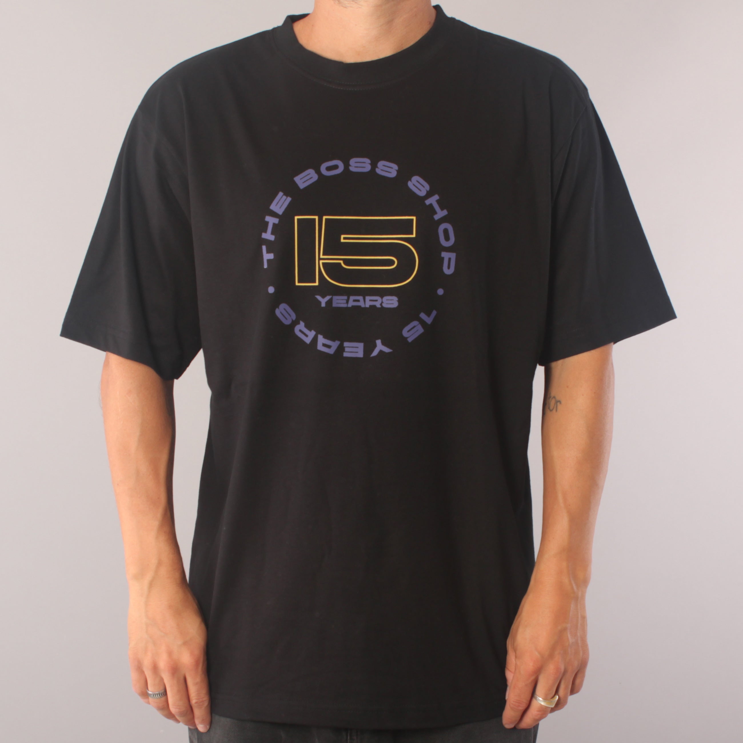 The Boss 15 years Status Logo T-shirt - Black