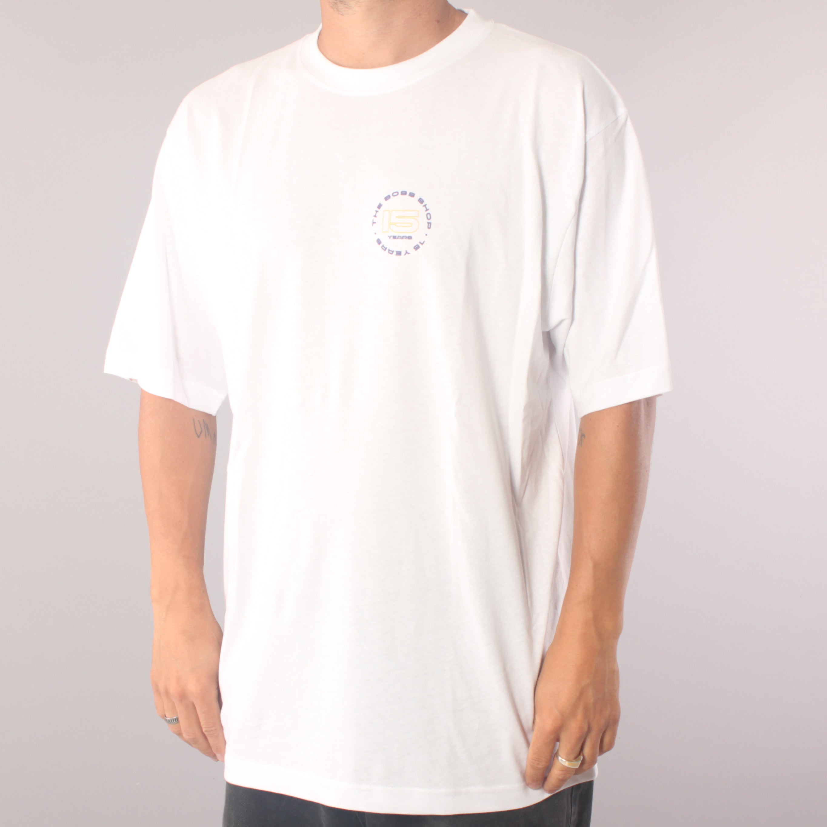 The Boss 15 years Status Small Logo T-shirt - White