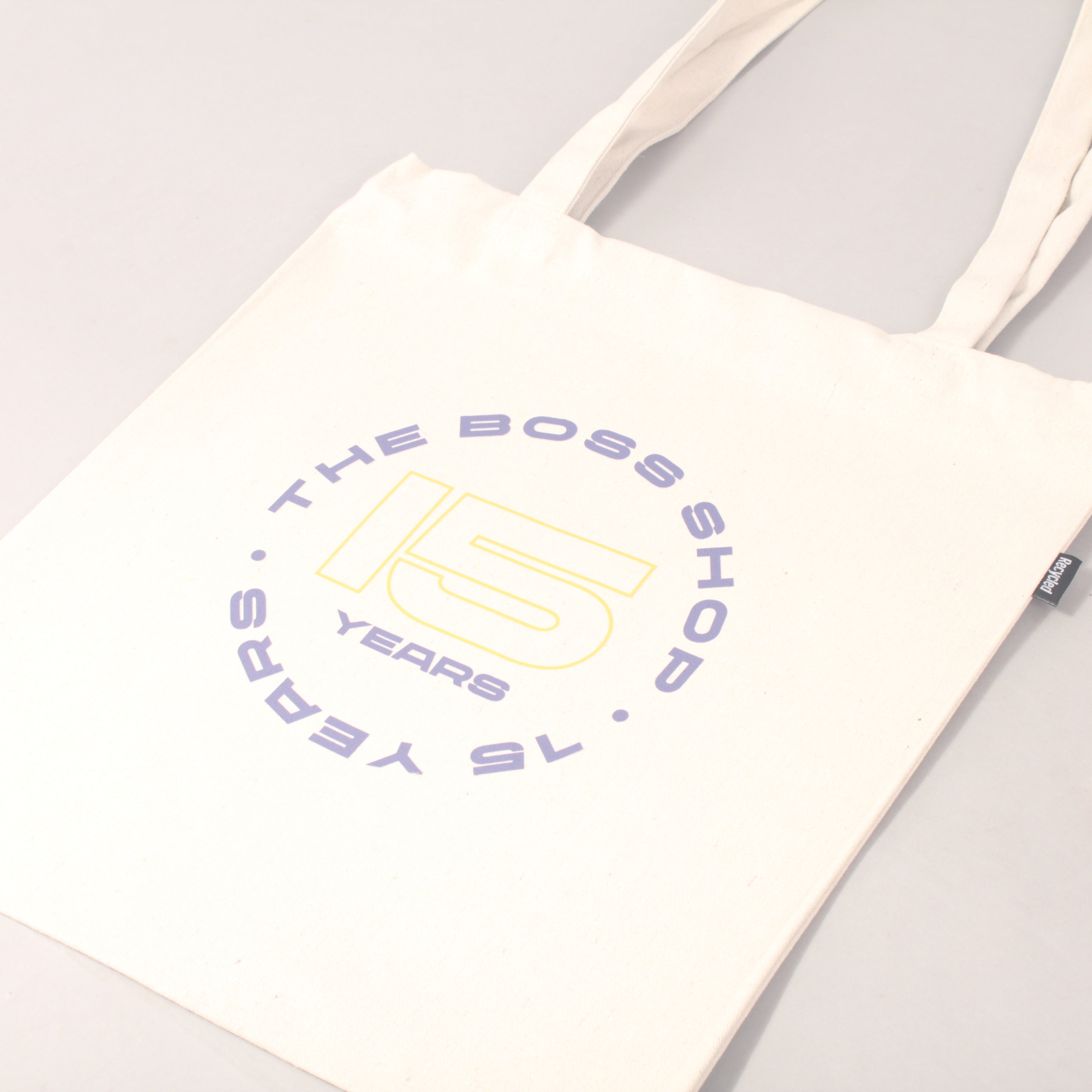The Boss 15 Years Status Logo Totebag - Nature