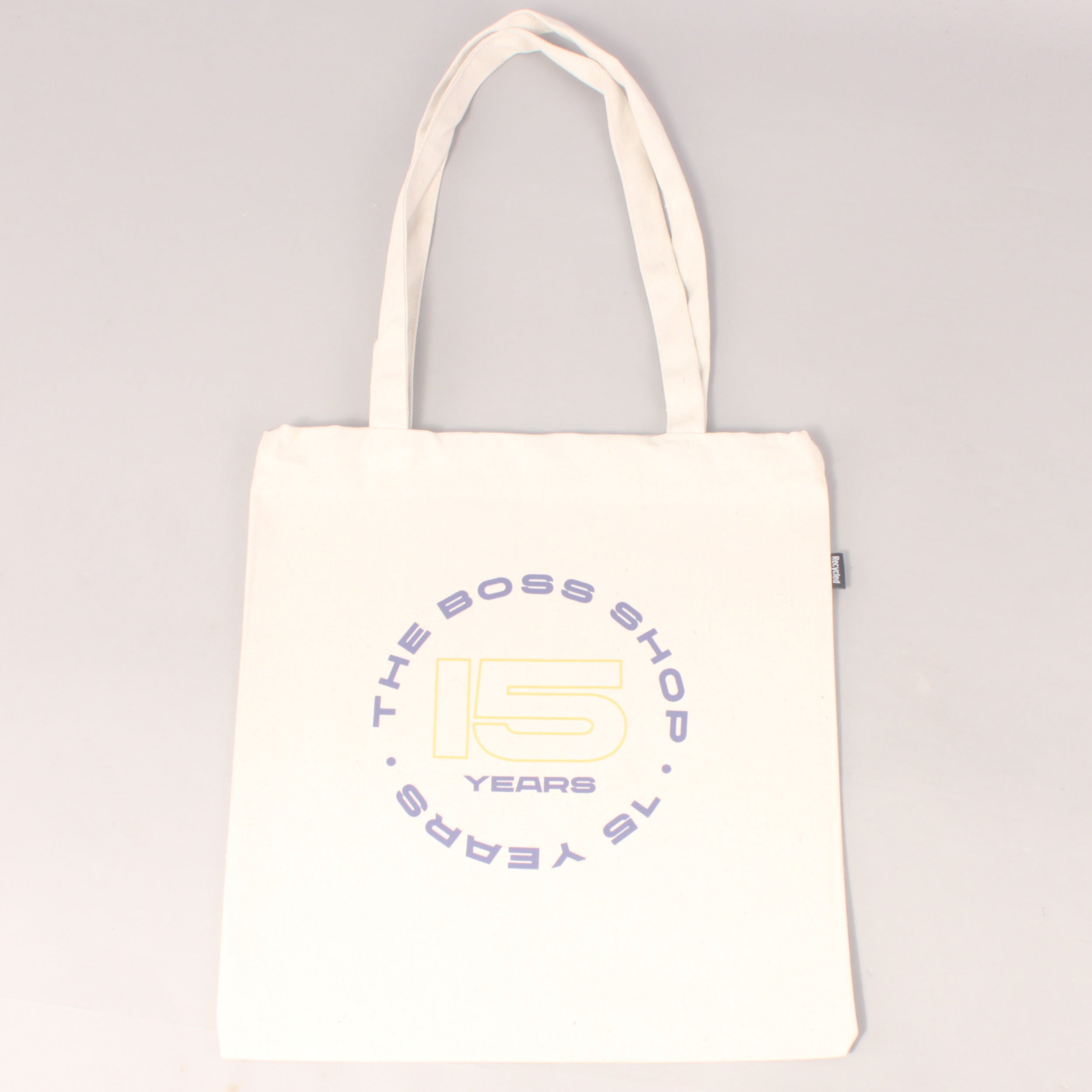 The Boss 15 Years Status Logo Totebag - Nature