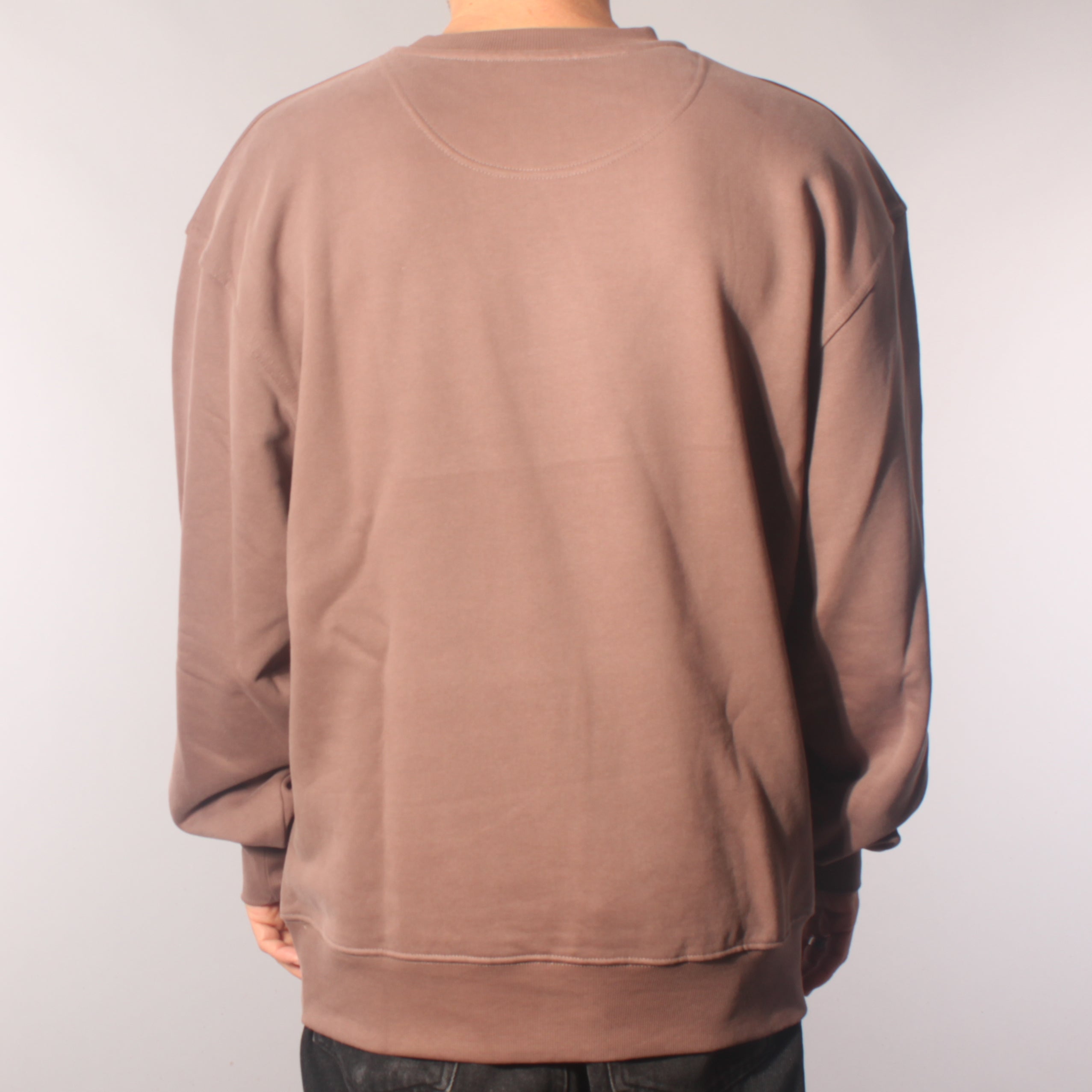 The Boss 16 Years Mini Script Crewneck Sweatshirt - Brown