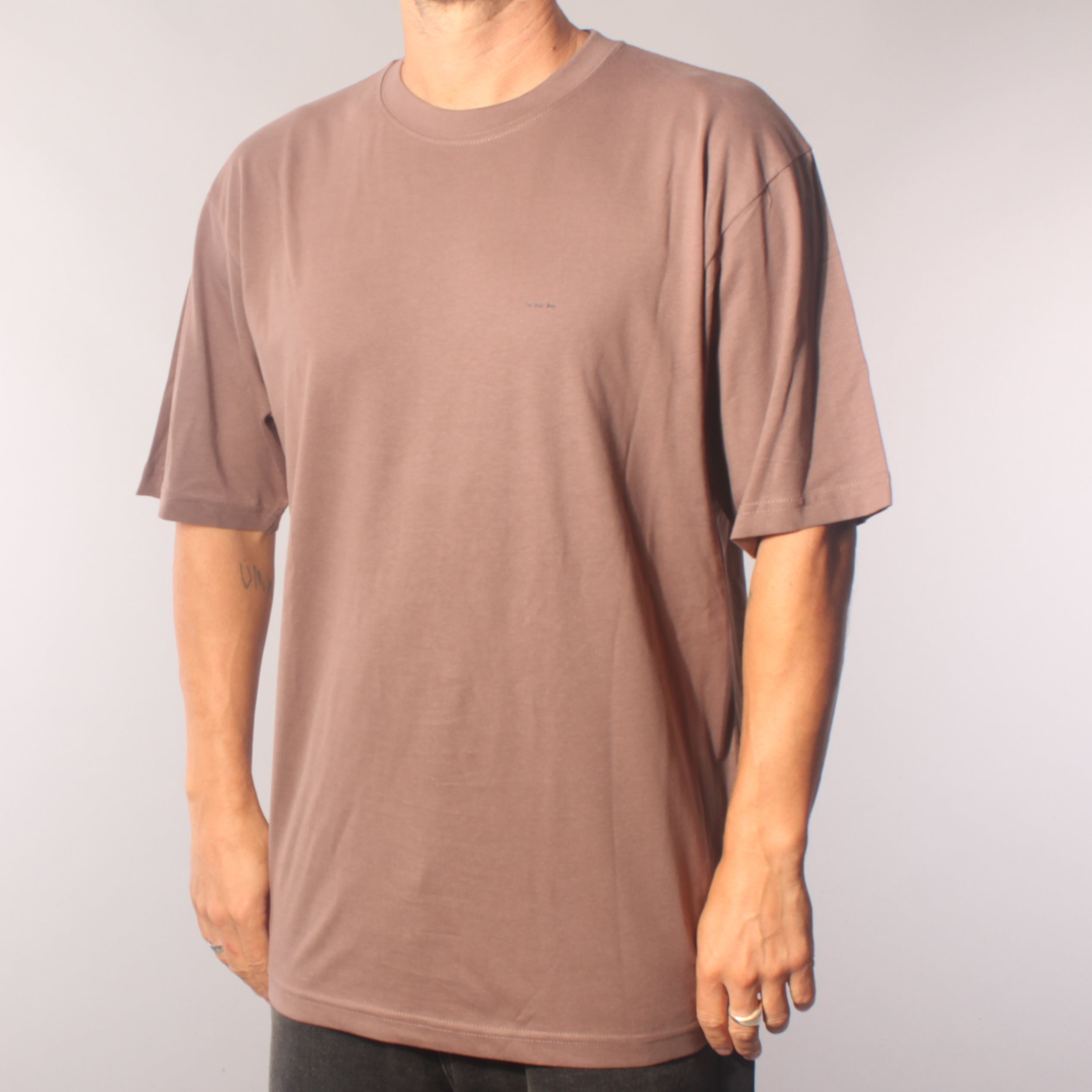 The Boss 16 Years Mini Script T-shirt - Brown