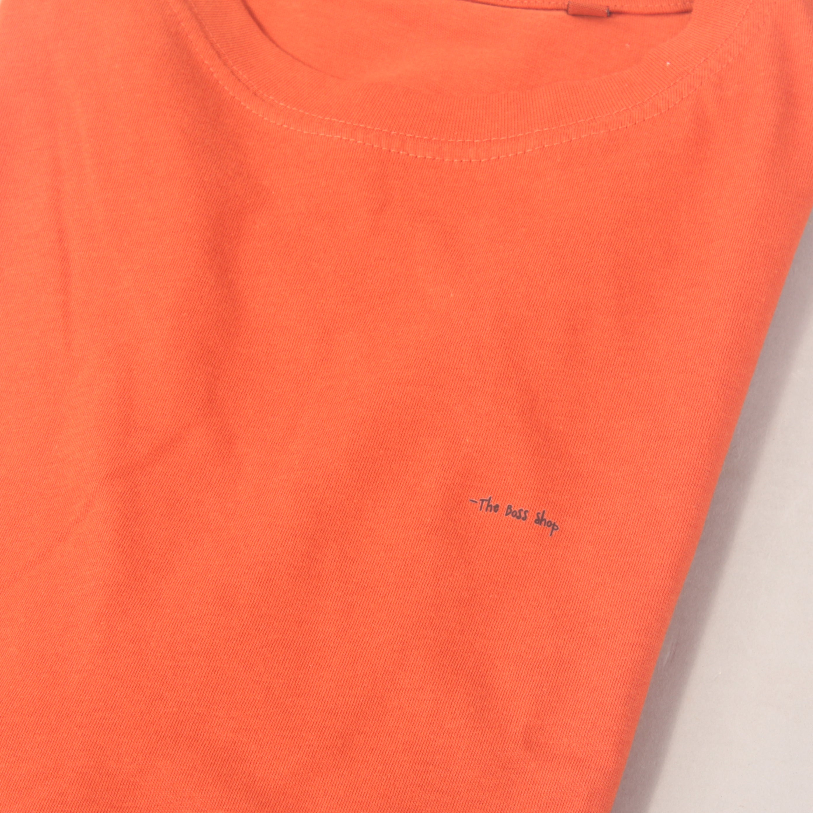 The Boss 16 Years Mini Script T-shirt - Amber