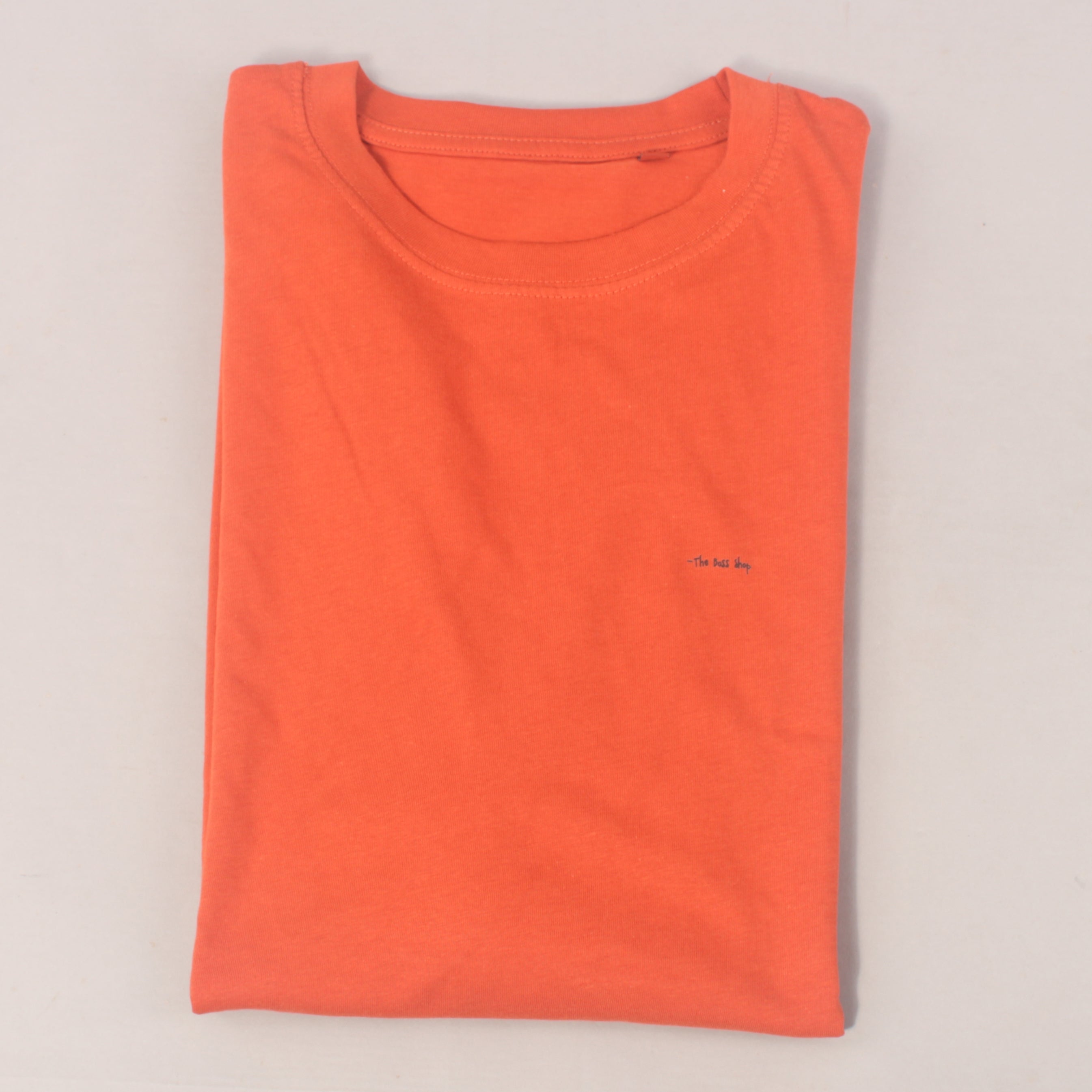 The Boss 16 Years Mini Script T-shirt - Amber