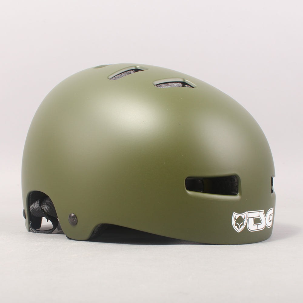 TSG Evolution Solid Color Helmet - Satin Olive