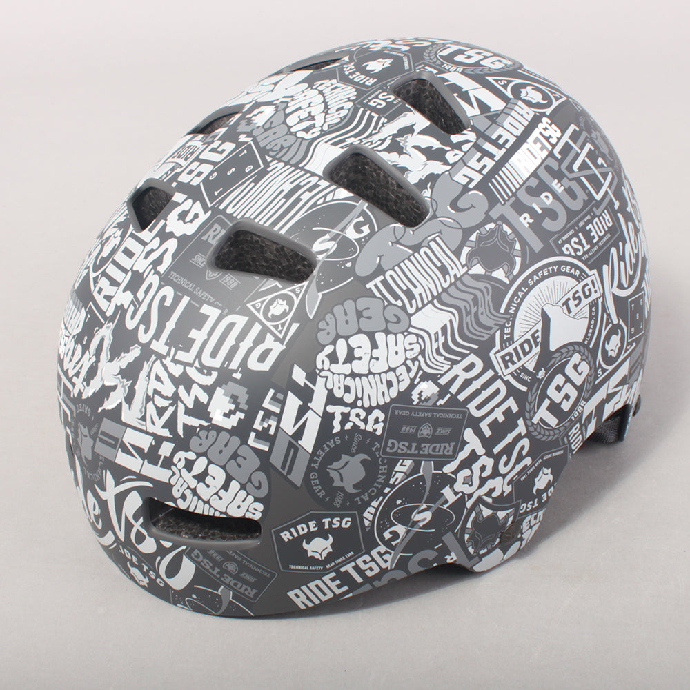 TSG Evolution Skate Helmet - Stickerbomb
