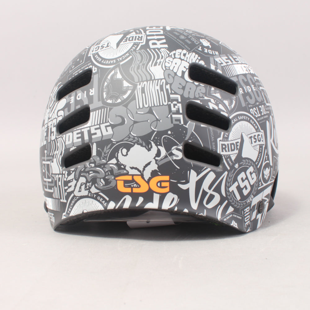 TSG Evolution Skate Helmet - Stickerbomb