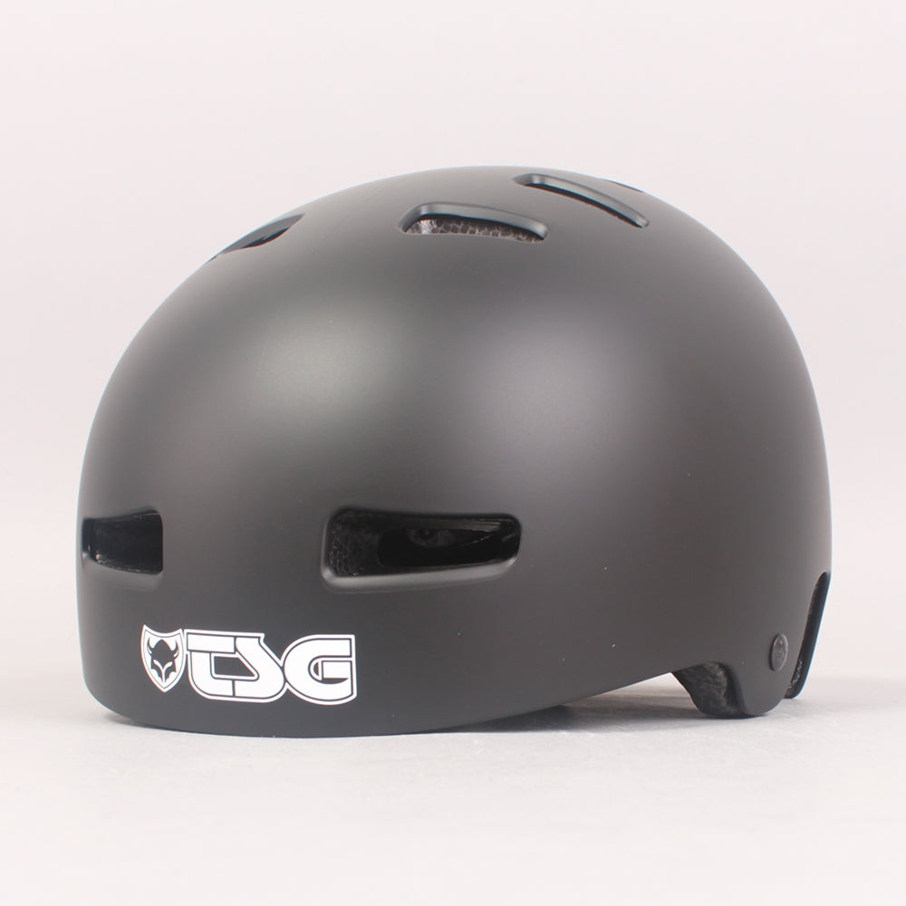 TSG Evolution Solid Color Helmet - Satin Black