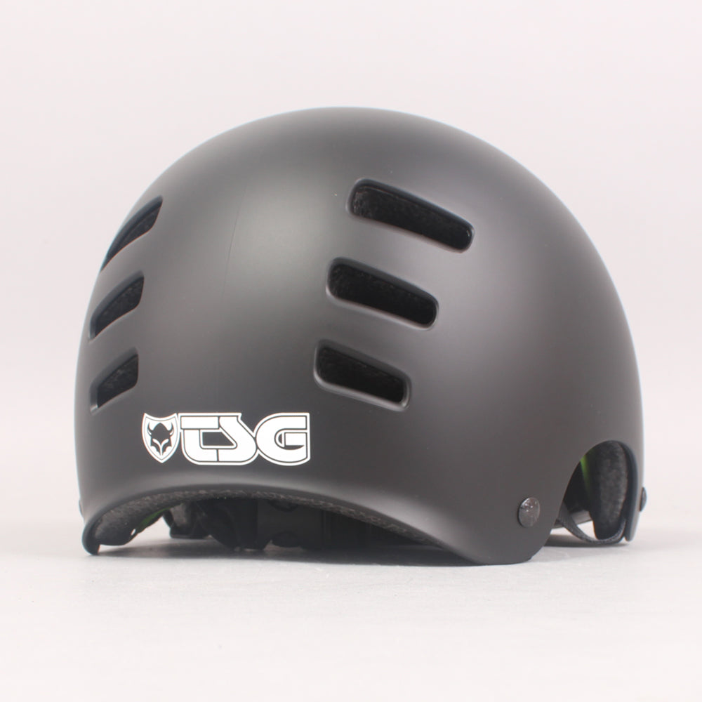 TSG Evolution Solid Color Helmet - Satin Black