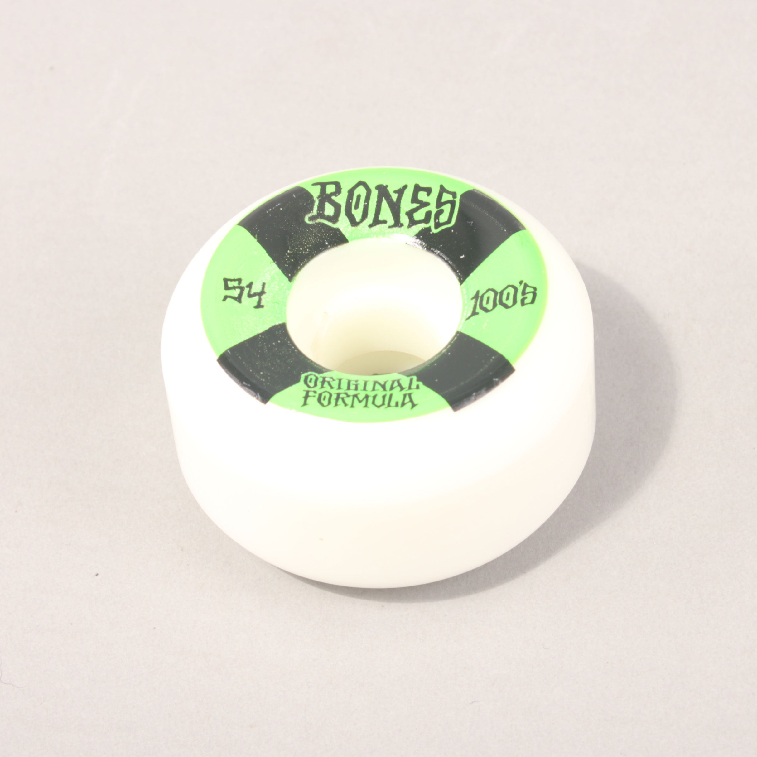 Bones OG Formula V5 Sidecut White/Green Wheels 100A