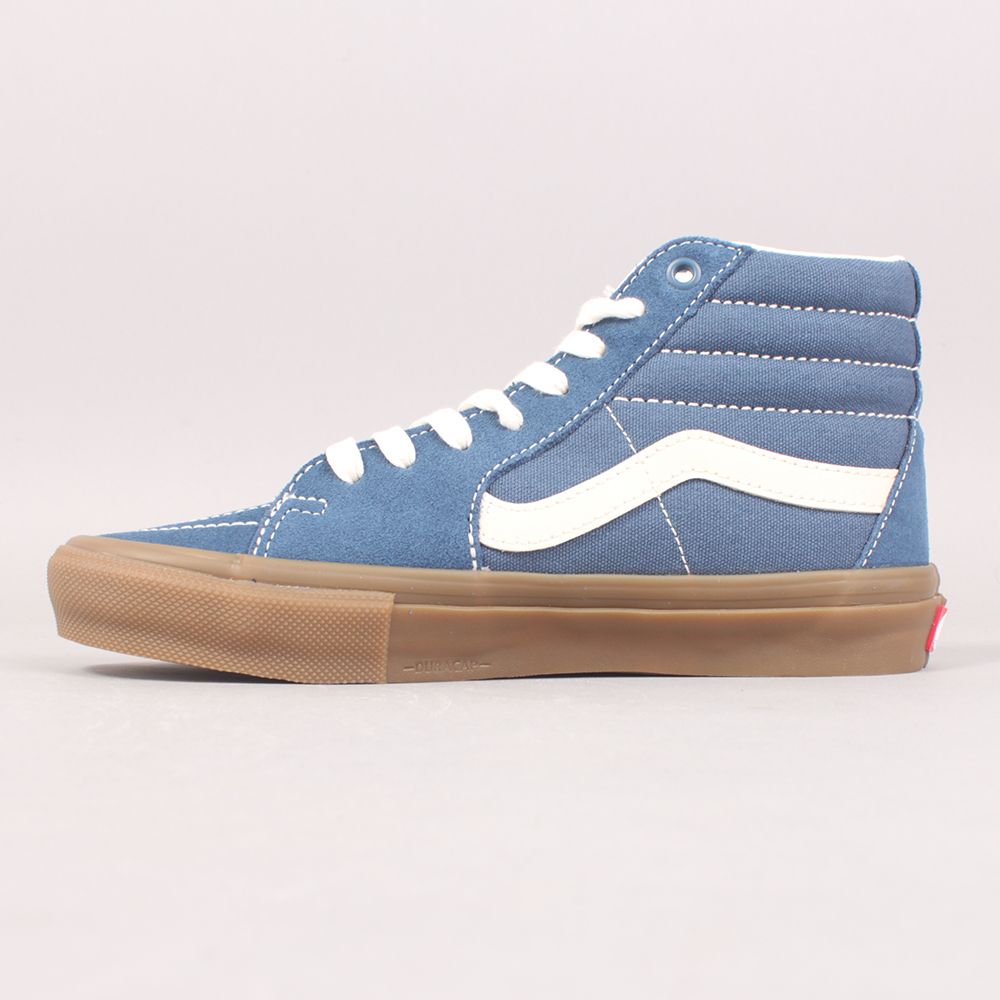 Vans Skate Sk8-Hi - Dark Denim Suede/Gum