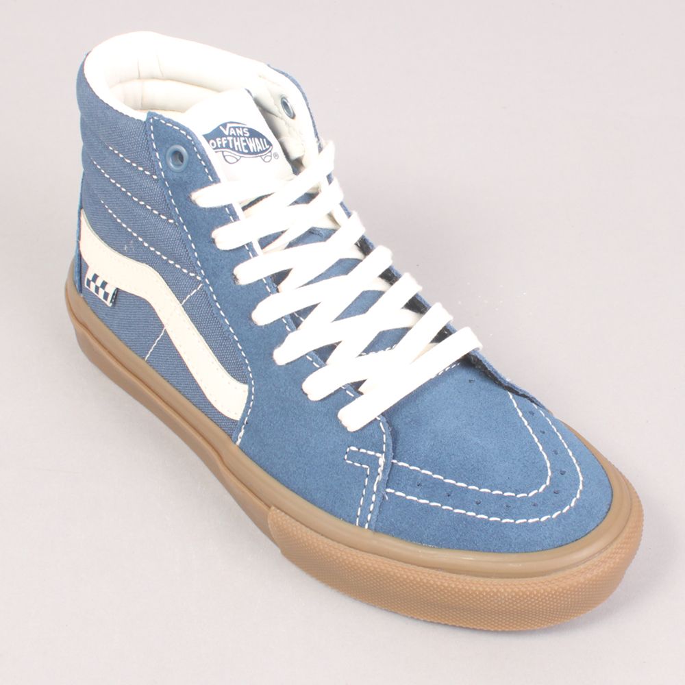 Vans Skate Sk8-Hi - Dark Denim Suede/Gum