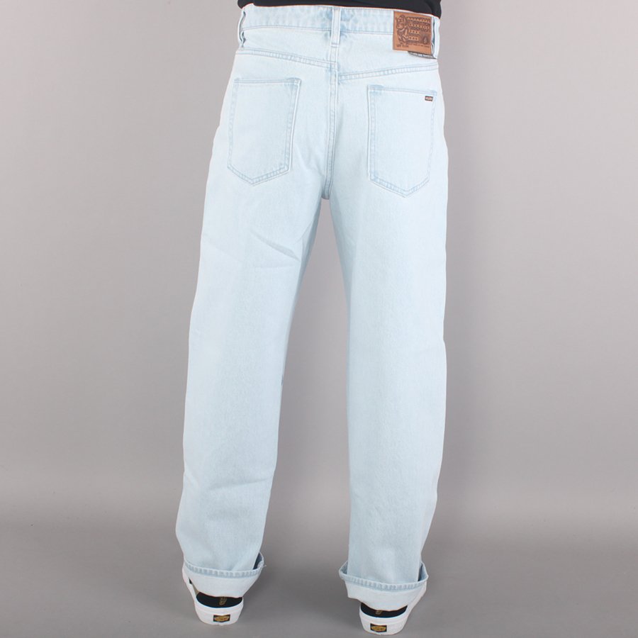 Volcom Billow Denim 18" Baggy Pants YOUTH - Light Blue