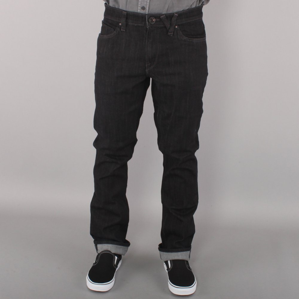 Volcom Vorta Youth Denim Jeans - Black