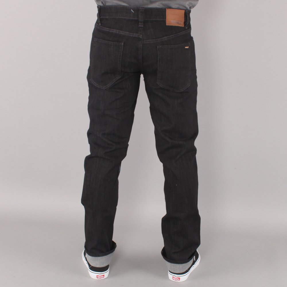 Volcom Vorta Youth Denim Jeans - Black