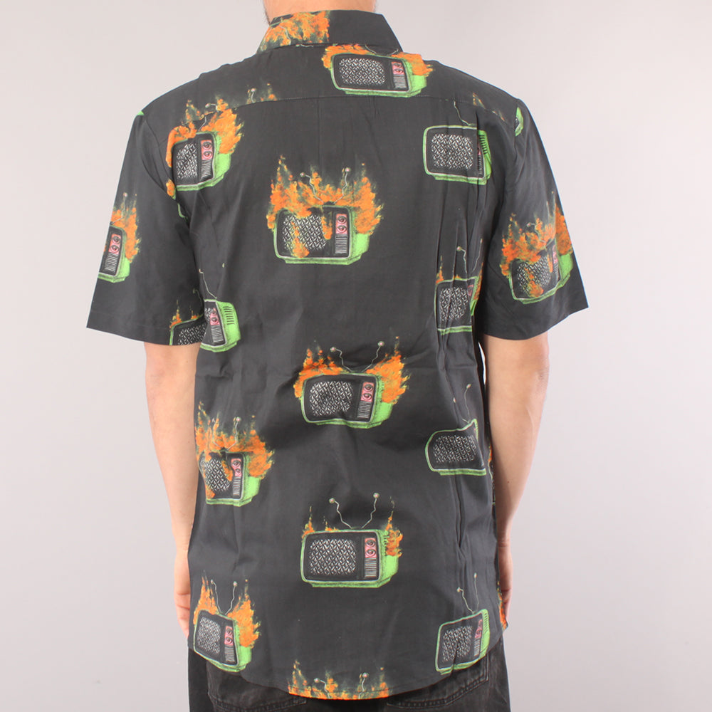 Volcom Justin Hager Woven SS Shirt - Black