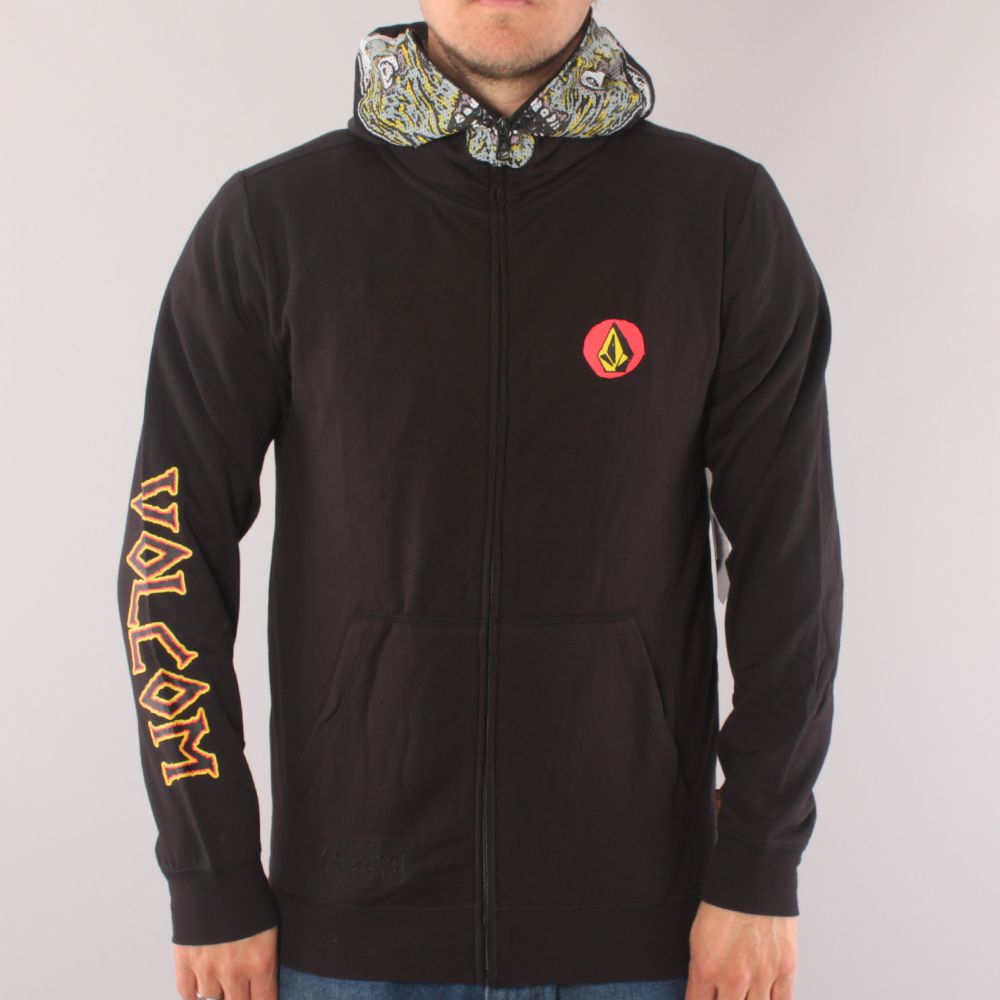 Volcom Richard French Youth Zip Hoodie - Black
