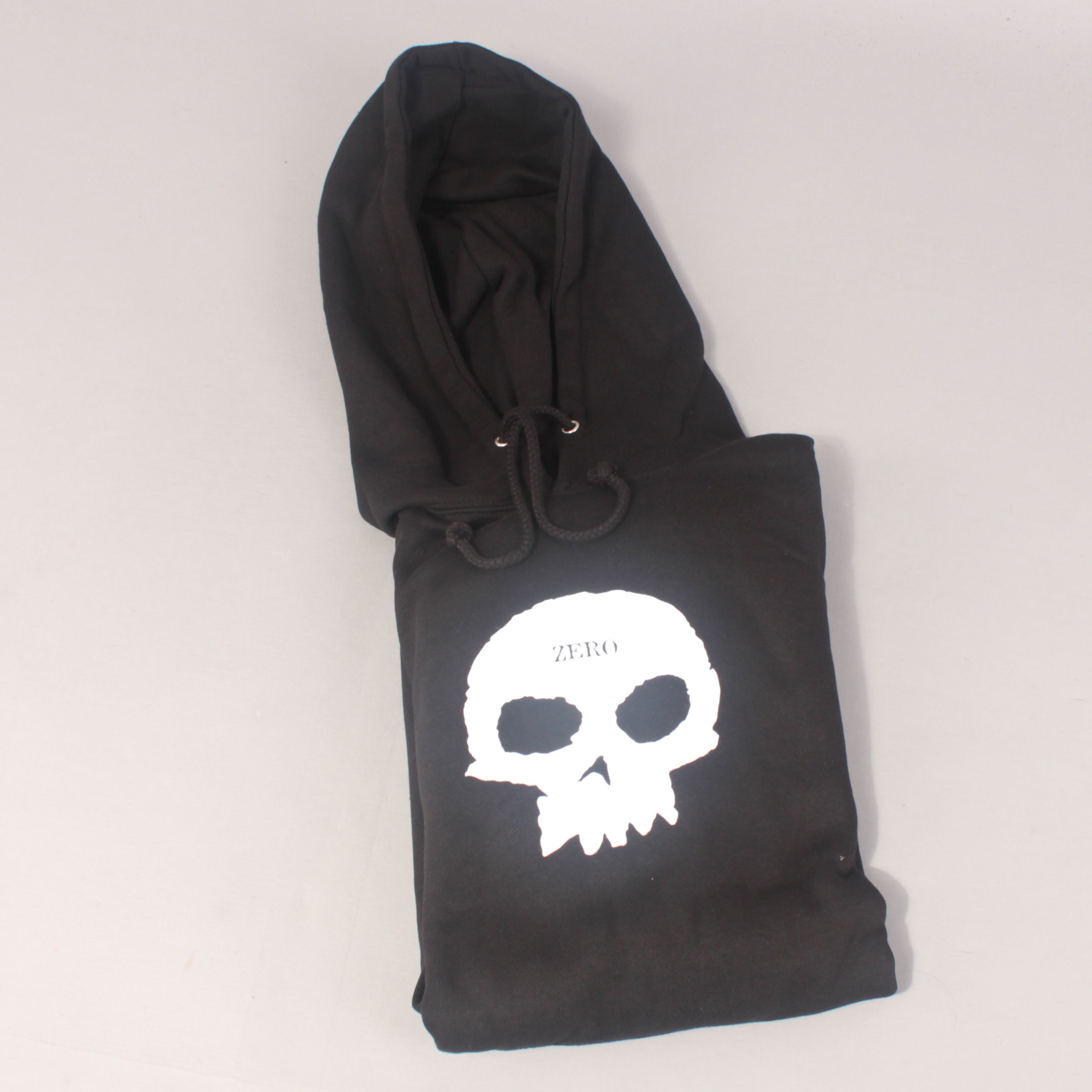 Zero Single Skull Hoodie - Black
