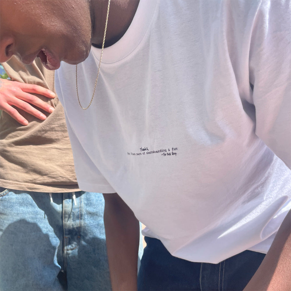 The Boss 15 years LS T-shirt - White