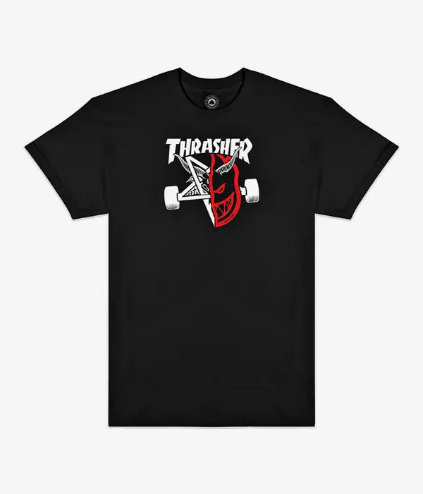 Thrasher x Spitfire Thrash & Burn T-shirt - Black