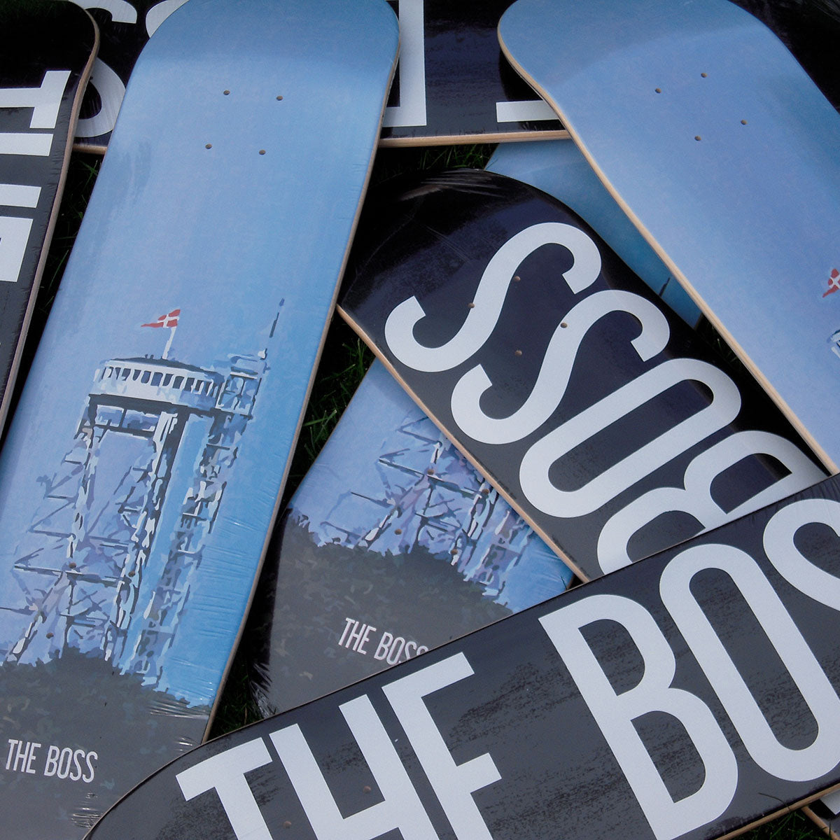 The Boss OG Logo Reissue 2009 Twin Tail Skateboard Deck
