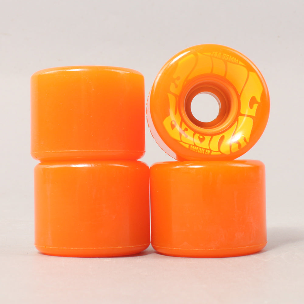 OJ Wheels Orange Mini Super Juice Cruiser Wheels - 78A