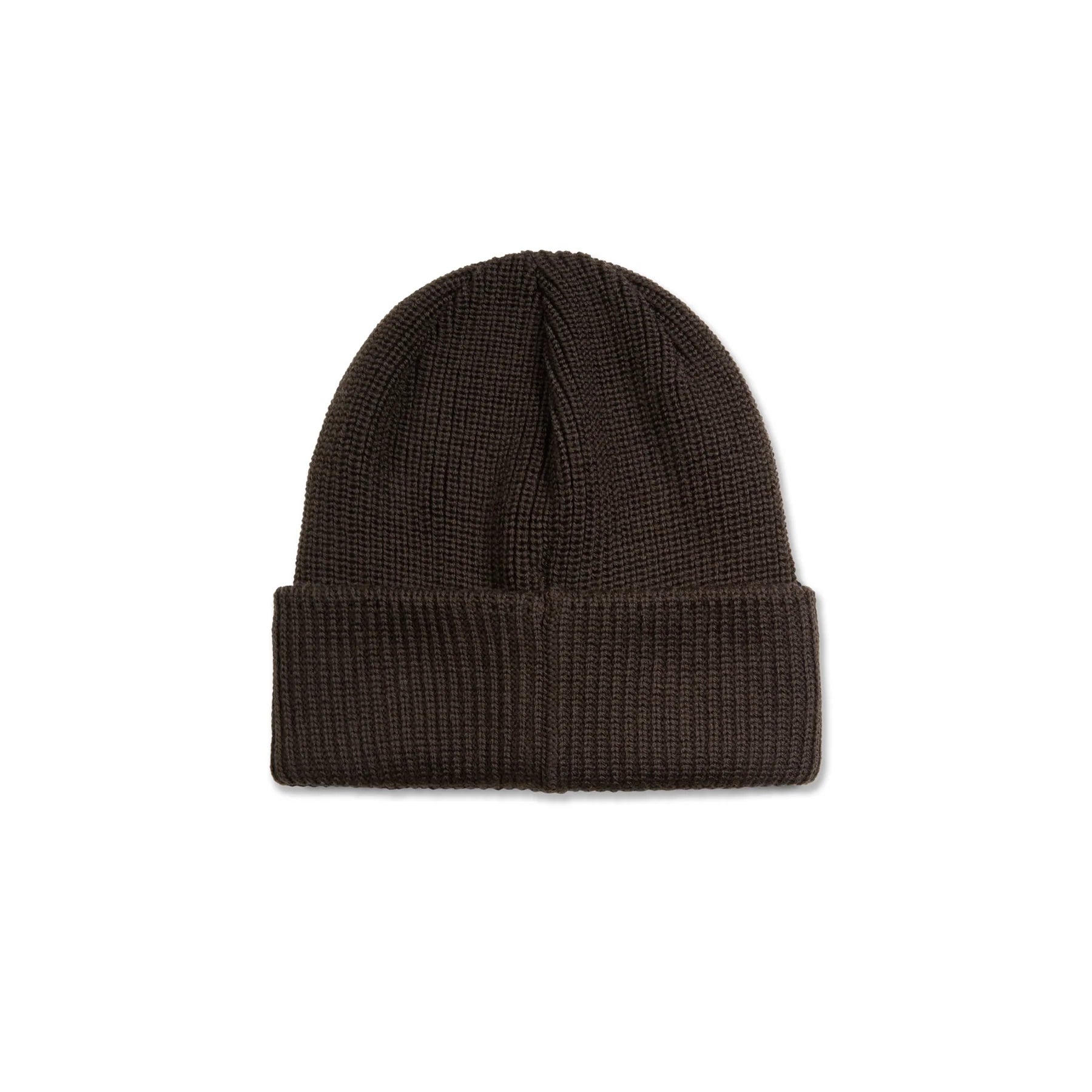 Polar Skate Co Double Fold Merino Beanie  - Brown