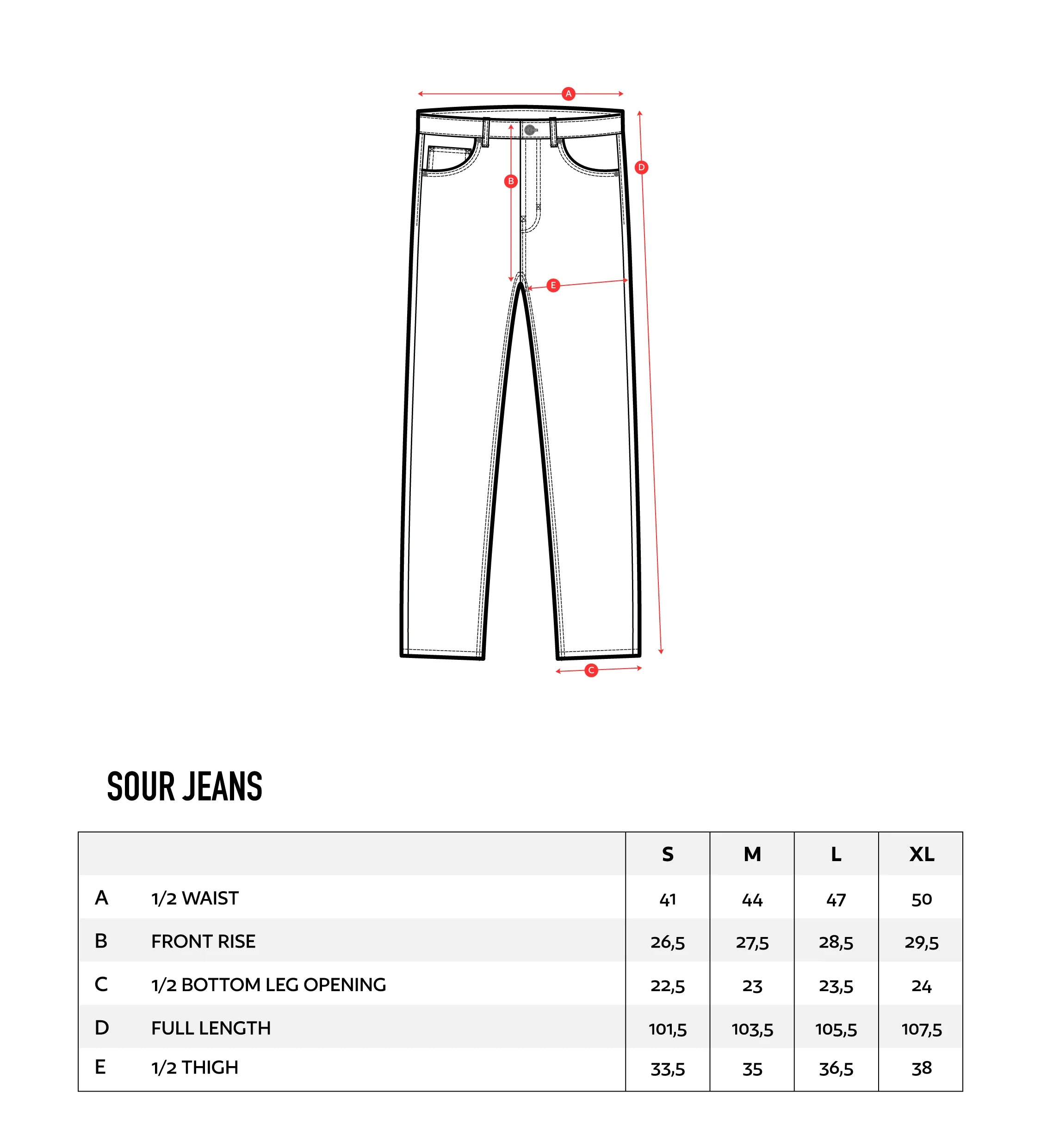 Sour Soloution Relaxed Baggy Jeans - Black