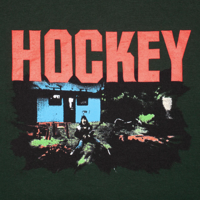 Hockey Raw Milk Hoodie - Forrest Green
