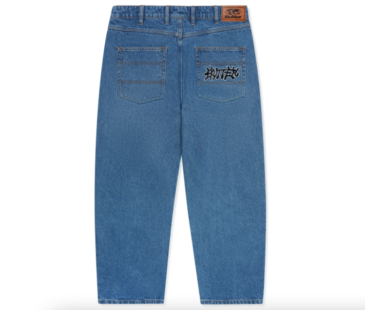 Butter Goods Ink Denim Jeans - Worn Blue