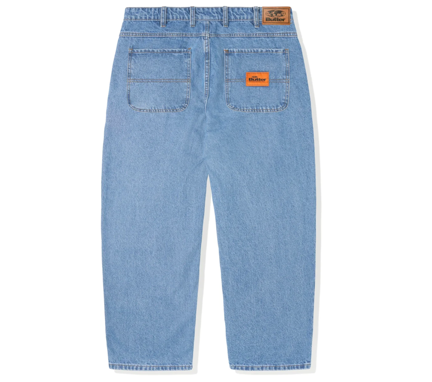 Butter Goods Santosuosso Denim Pants - Washed Indigo