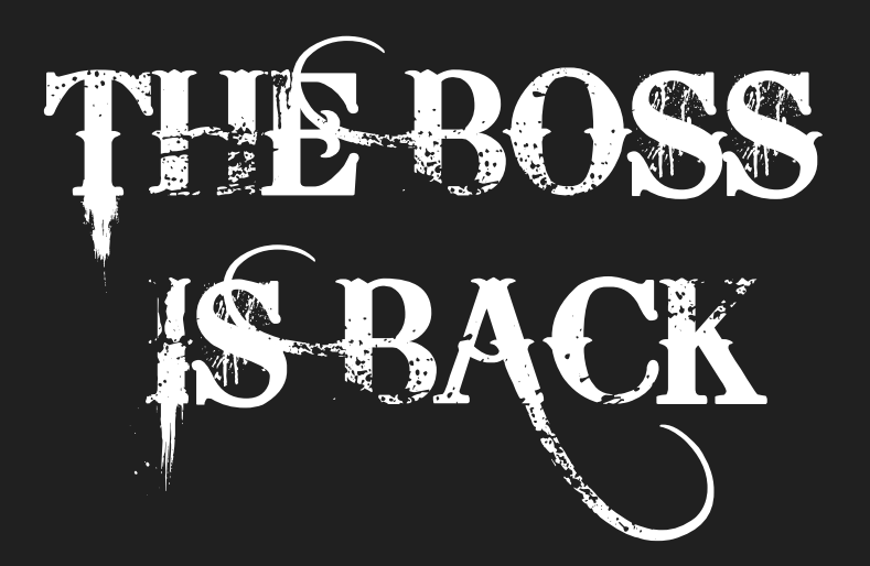 The Boss OG Logo Reissue 2009 Twin Tail Skateboard Deck