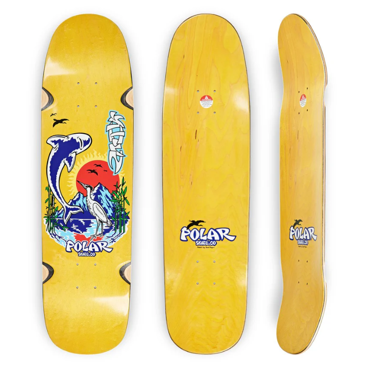 Polar Shin Sanbongi Fuji Skateboard Deck - Surf jr.