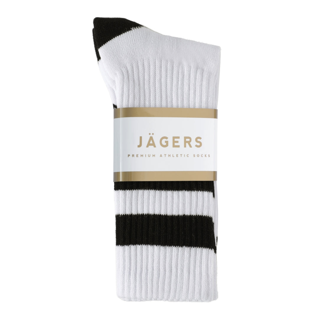 Jägers Stripe Socks - White/Black