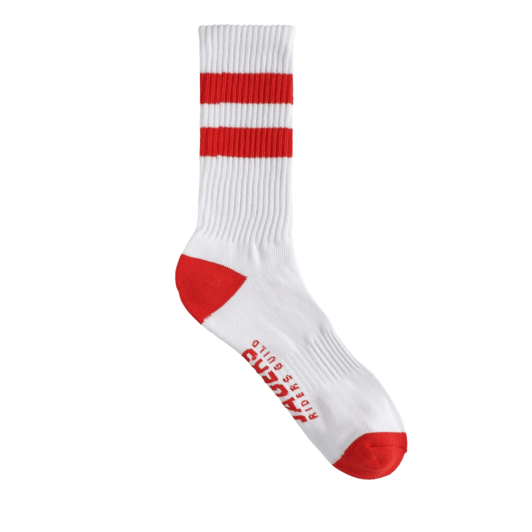 Jägers Stripe Socks - White/Red