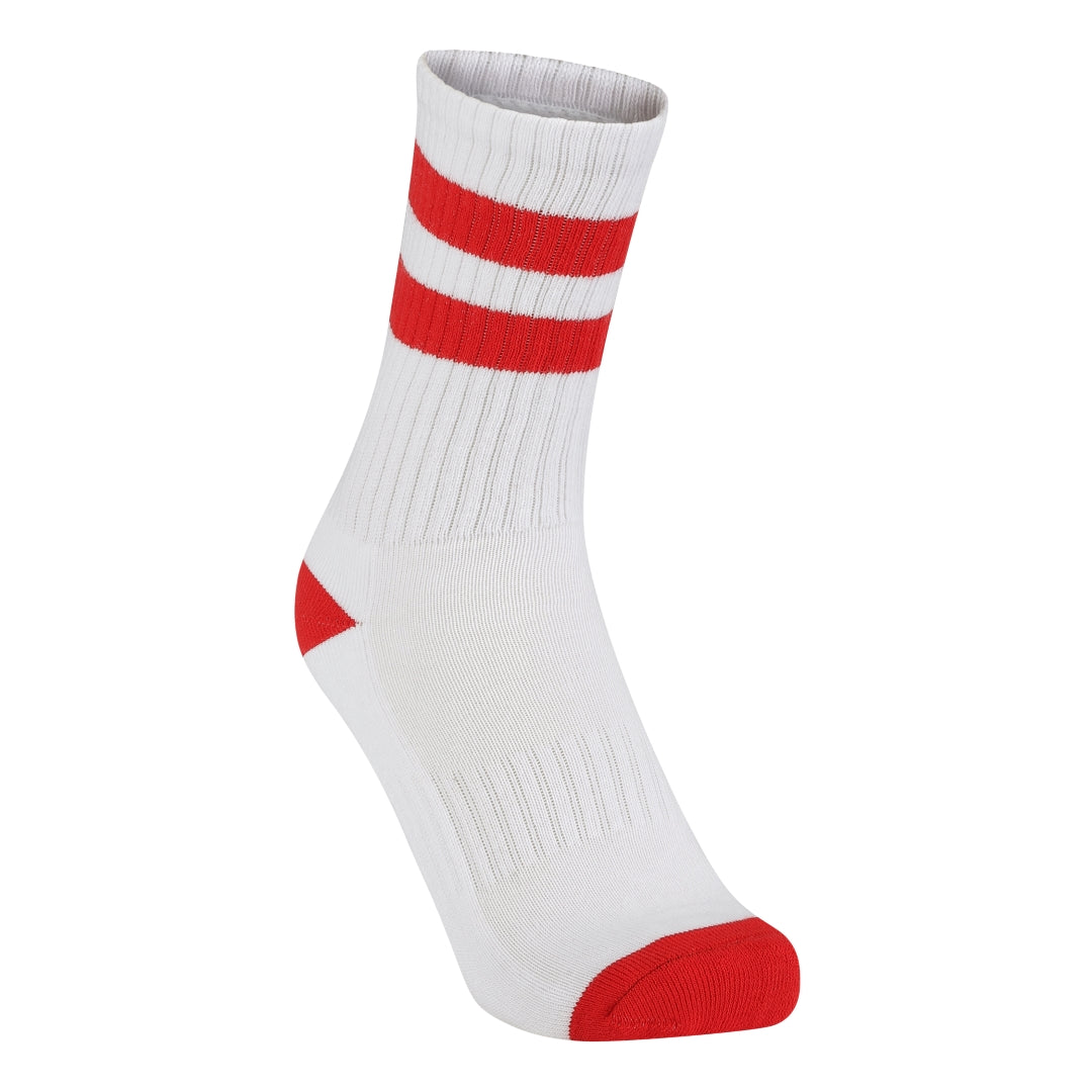 Jägers Stripe Socks - White/Red