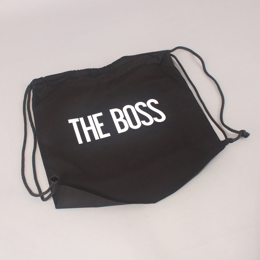 The Boss Logo  Skate Sack Bag - Black