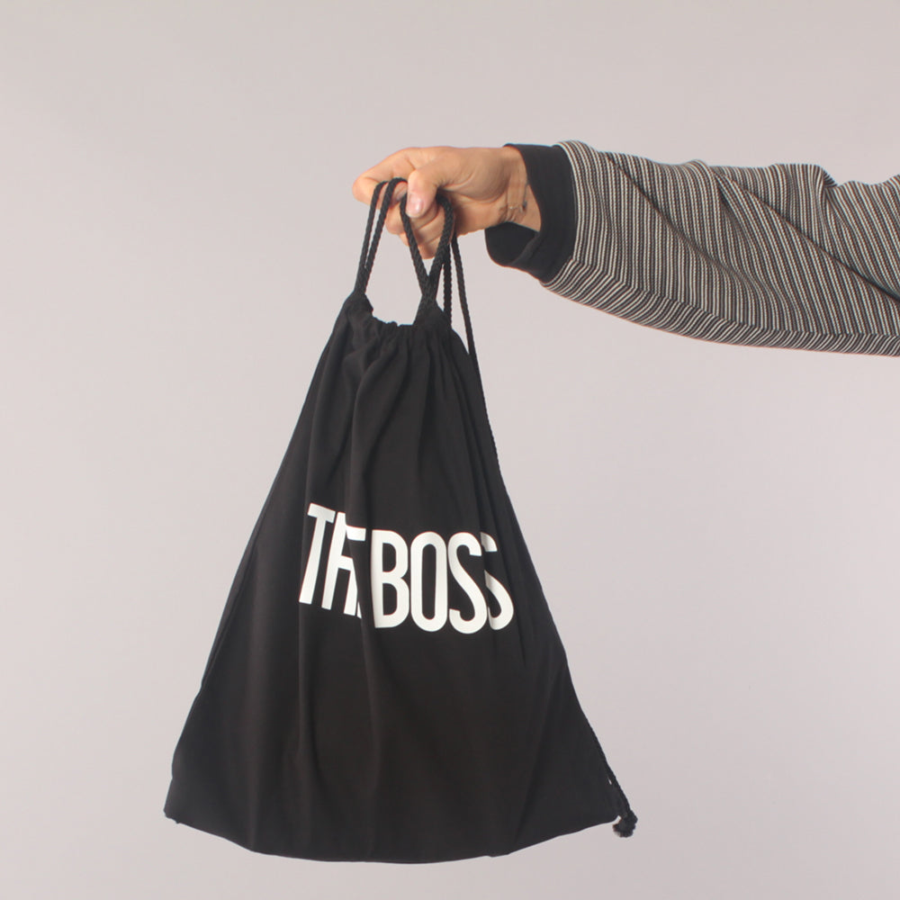 The Boss Logo  Skate Sack Bag - Black