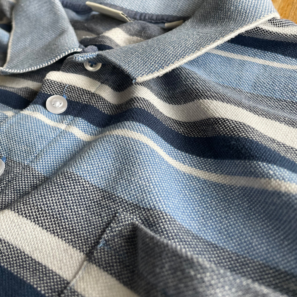 VINTAGE Polo- Light Blue