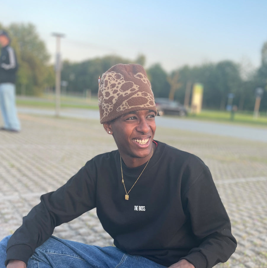 The Boss Mini Logo Crewneck Sweater - Black