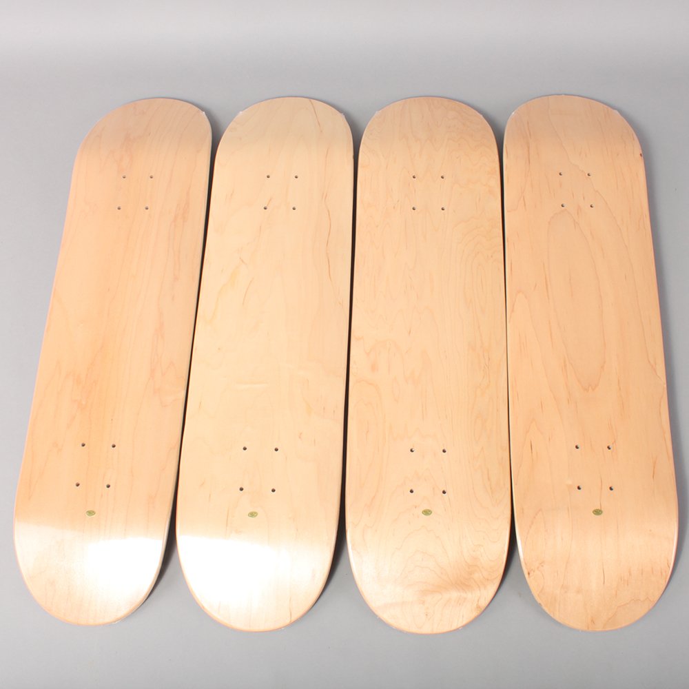 4 stk. Blank Skateboard Decks