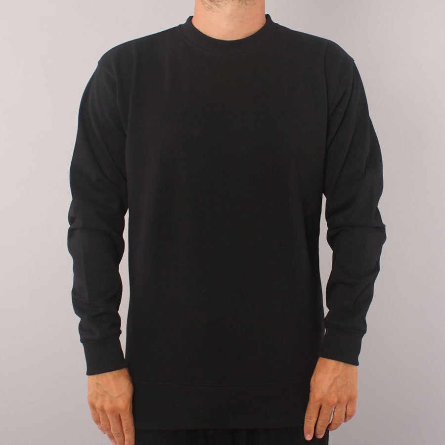 The Boss No Logo Crewneck Sweater - Black