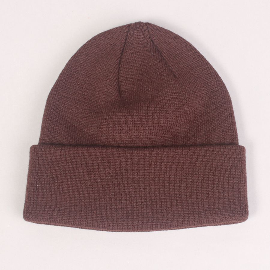 Blank Beanie - Brown